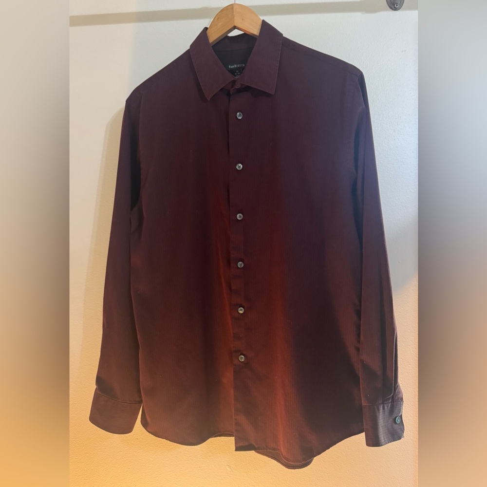 Van Heusen Deep Red Dress Shirt